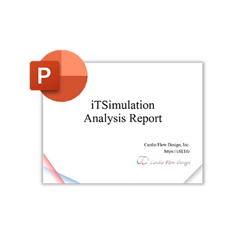 Report with visualized materials